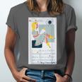 Little Miss Muffet Reading a Picture Book Unisex Jersey T-Shirt