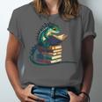 Lizard Reading Book Librarian Bookworm Reader Read Unisex Jersey T-Shirt Lizard Reading Book Librarian Bookworm Reader Read Unisex Jersey T-Shirt