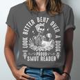I Look Better Bent Over a Book Proud Smut Reader Skeleton Unisex Jersey T-Shirt I Look Better Bent Over a Book Proud Smut Reader Skeleton Unisex Jersey T-Shirt
