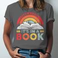 Take A Look It's In A Book Reading Book Vintage Rainbow Unisex Jersey T-Shirt
