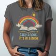 Take a Look It's In a Book Vintage Reading Teacher Rainbow Unisex Jersey T-Shirt Take a Look It's In a Book Vintage Reading Teacher Rainbow Unisex Jersey T-Shirt
