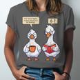 How Many Nights Reading Goose Book Lover Reader Unisex Jersey T-Shirt