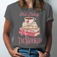 Not Today I'm Booked Book Lover Book Stack Coquette Bow Unisex Jersey T-Shirt Not Today I'm Booked Book Lover Book Stack Coquette Bow Unisex Jersey T-Shirt