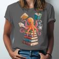 Octopus Book Reading Book Reader Ocean Octopus Unisex Jersey T-Shirt Octopus Book Reading Book Reader Ocean Octopus Unisex Jersey T-Shirt