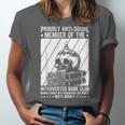 PROUDLY ANTI-SOCIAL MEMBER OF THE Introverted Book Club Unisex Jersey T-Shirt PROUDLY ANTI-SOCIAL MEMBER OF THE Introverted Book Club Unisex Jersey T-Shirt