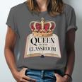 Queen Of The Classroom Appreciation Royal Crown Book Unisex Jersey T-Shirt Queen Of The Classroom Appreciation Royal Crown Book Unisex Jersey T-Shirt