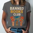 Read Banned Books Club Freely Anti-Censorship Librarian Unisex Jersey T-Shirt