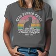 Read Banned Books Drink Coffee Fight Evil Unisex Jersey T-Shirt Read Banned Books Drink Coffee Fight Evil Unisex Jersey T-Shirt