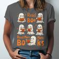 Read Boo KS Read More Bo KS Cute Ghost Reading Book Unisex Jersey T-Shirt