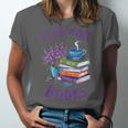 Read More Books Floral Book Reader Art Reading Lover Quote Unisex Jersey T-Shirt