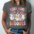 Read More Books Ghosts Reading Book Teacher Halloween Unisex Jersey T-Shirt