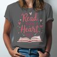 Read Your Heart Out Book Escape Into Stories Unisex Jersey T-Shirt