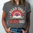 Read Your Heart Out Book Lovers Emotional Fall Vibes Unisex Jersey T-Shirt