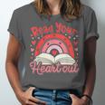 Read Your Heart Out Book Valentines Day Reading Teacher Unisex Jersey T-Shirt Read Your Heart Out Book Valentines Day Reading Teacher Unisex Jersey T-Shirt