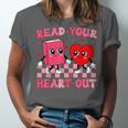 Read Your Heart Out Cute Reading Book Lover Unisex Jersey T-Shirt Read Your Heart Out Cute Reading Book Lover Unisex Jersey T-Shirt