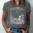 Read In Peace Skeleton Reading Book Halloween Bookish Unisex Jersey T-Shirt Read In Peace Skeleton Reading Book Halloween Bookish Unisex Jersey T-Shirt