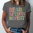 Read Return Repeat Read Reading Book Librarian Men Women Unisex Jersey T-Shirt Read Return Repeat Read Reading Book Librarian Men Women Unisex Jersey T-Shirt
