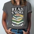 Read S'More Books Marshmallow Reading Smores Unisex Jersey T-Shirt Read S'More Books Marshmallow Reading Smores Unisex Jersey T-Shirt