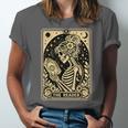 The Reader Tarot Card Book Lover Skeleton Reading Book Unisex Jersey T-Shirt The Reader Tarot Card Book Lover Skeleton Reading Book Unisex Jersey T-Shirt