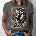 The Reader Tarot Card Skeleton Reading Book Bookworm Bookish Unisex Jersey T-Shirt The Reader Tarot Card Skeleton Reading Book Bookworm Bookish Unisex Jersey T-Shirt