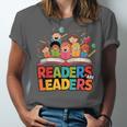 Readers Are Leaders Motivational Reading Book Quote Unisex Jersey T-Shirt Readers Are Leaders Motivational Reading Book Quote Unisex Jersey T-Shirt