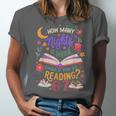 Reading 6 7 Meme Six Seven Cozy Book Lover Teacher Unisex Jersey T-Shirt