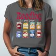 Reading Is My Jam Teacher Student Book Lovers Unisex Jersey T-Shirt