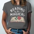 Reading Is Magical Book Lover Bookworm Librarian Library Day Unisex Jersey T-Shirt Reading Is Magical Book Lover Bookworm Librarian Library Day Unisex Jersey T-Shirt