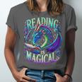 Reading Is Magical Dragon Tee Perfect For Book Lovers Kids Unisex Jersey T-Shirt