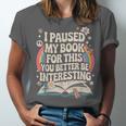 Reading Quote For Bookworm And Librarian Unisex Jersey T-Shirt