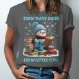 Reading Snow So Many Books Christmas Snow Little Time Unisex Jersey T-Shirt