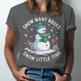 Reading Snowman So Many Books Christmas Books Readers Unisex Jersey T-Shirt Reading Snowman So Many Books Christmas Books Readers Unisex Jersey T-Shirt