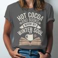 Reading All Winter Cozy Book Lover And Literary Escape Unisex Jersey T-Shirt
