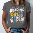 Reading Is Out Of This World Space Book Lover Kids Unisex Jersey T-Shirt