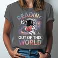Reading Is Out Of This World Space Book Lover Unisex Jersey T-Shirt