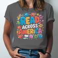 Reads Across Tee America Books Reader Reading Teacher Unisex Jersey T-Shirt