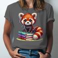 Red Panda Books Lover Reading Bookworm Unisex Jersey T-Shirt