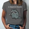 i Require Books Raccoon Unisex Jersey T-Shirt i Require Books Raccoon Unisex Jersey T-Shirt