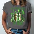 Retro Book Lucky Reading Teacher St Patrick's Day -Adults Small Cotton Blend Polyester Blend Short Sleeve Unisex Jersey T-Shirt