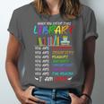 Retro Librarian Book Reader Library Book Reading Unisex Jersey T-Shirt