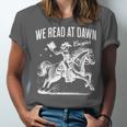 Retro We Read At Dawn Cowgirl Western Librarian Book Lover Unisex Jersey T-Shirt Retro We Read At Dawn Cowgirl Western Librarian Book Lover Unisex Jersey T-Shirt