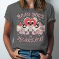 Retro Read Your Heart Out Valentine’s Day Teacher Book Lover Unisex Jersey T-Shirt