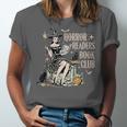 Retro Scary Horror Readers Book Club Spooky Halloween Unisex Jersey T-Shirt Retro Scary Horror Readers Book Club Spooky Halloween Unisex Jersey T-Shirt