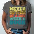 Retro Never Underestimate The Power Of a Boy With a Book Unisex Jersey T-Shirt Retro Never Underestimate The Power Of a Boy With a Book Unisex Jersey T-Shirt