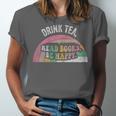 Retro Vintage Drink Tea Read Books Be Happy Reading Unisex Jersey T-Shirt Retro Vintage Drink Tea Read Books Be Happy Reading Unisex Jersey T-Shirt