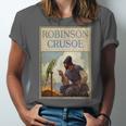 Robinson Crusoe Book Cover 1920 Unisex Jersey T-Shirt