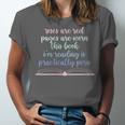 Roses Are Red Pages Are Worn This Book I'm Reading Unisex Jersey T-Shirt