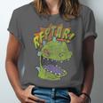 Rugrats Reptar Distressed Comic Book Style Cartoon Unisex Jersey T-Shirt