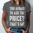 Sarcastic Budget Shopper Introvert Shopping Humor Unisex Jersey T-Shirt Sarcastic Budget Shopper Introvert Shopping Humor Unisex Jersey T-Shirt