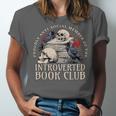 Sarcastic Proud Anti Social Member Of Introverted Book Club Unisex Jersey T-Shirt Sarcastic Proud Anti Social Member Of Introverted Book Club Unisex Jersey T-Shirt